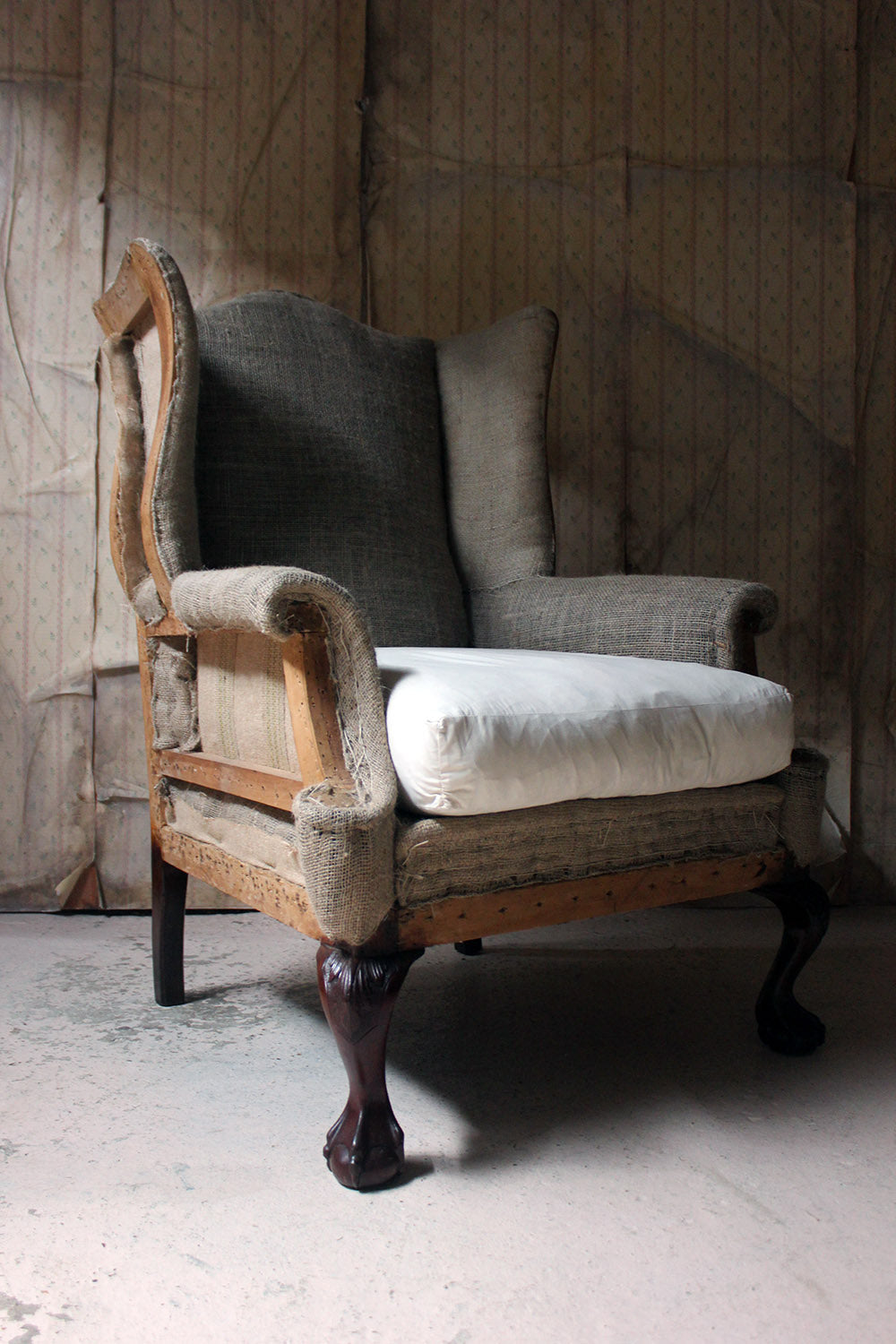 A George III Style Wingback Armchair c.1910
