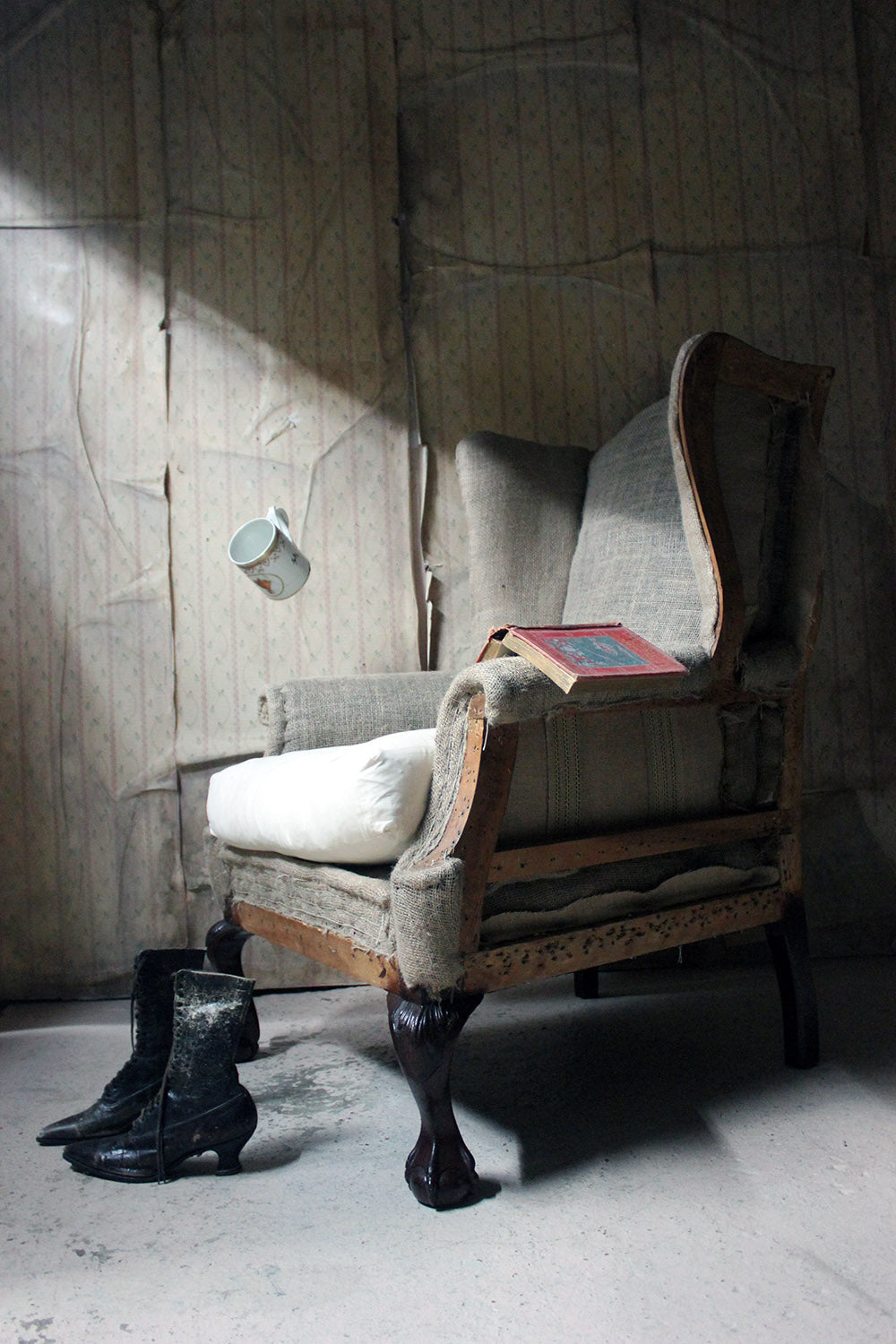 A George III Style Wingback Armchair c.1910