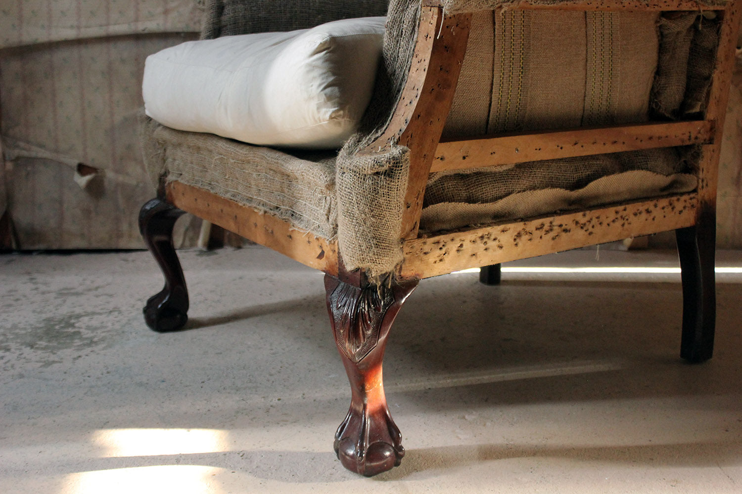 A George III Style Wingback Armchair c.1910