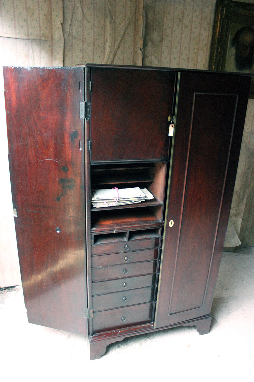 A Fine George III Mahogany Estate Cabinet c.1795