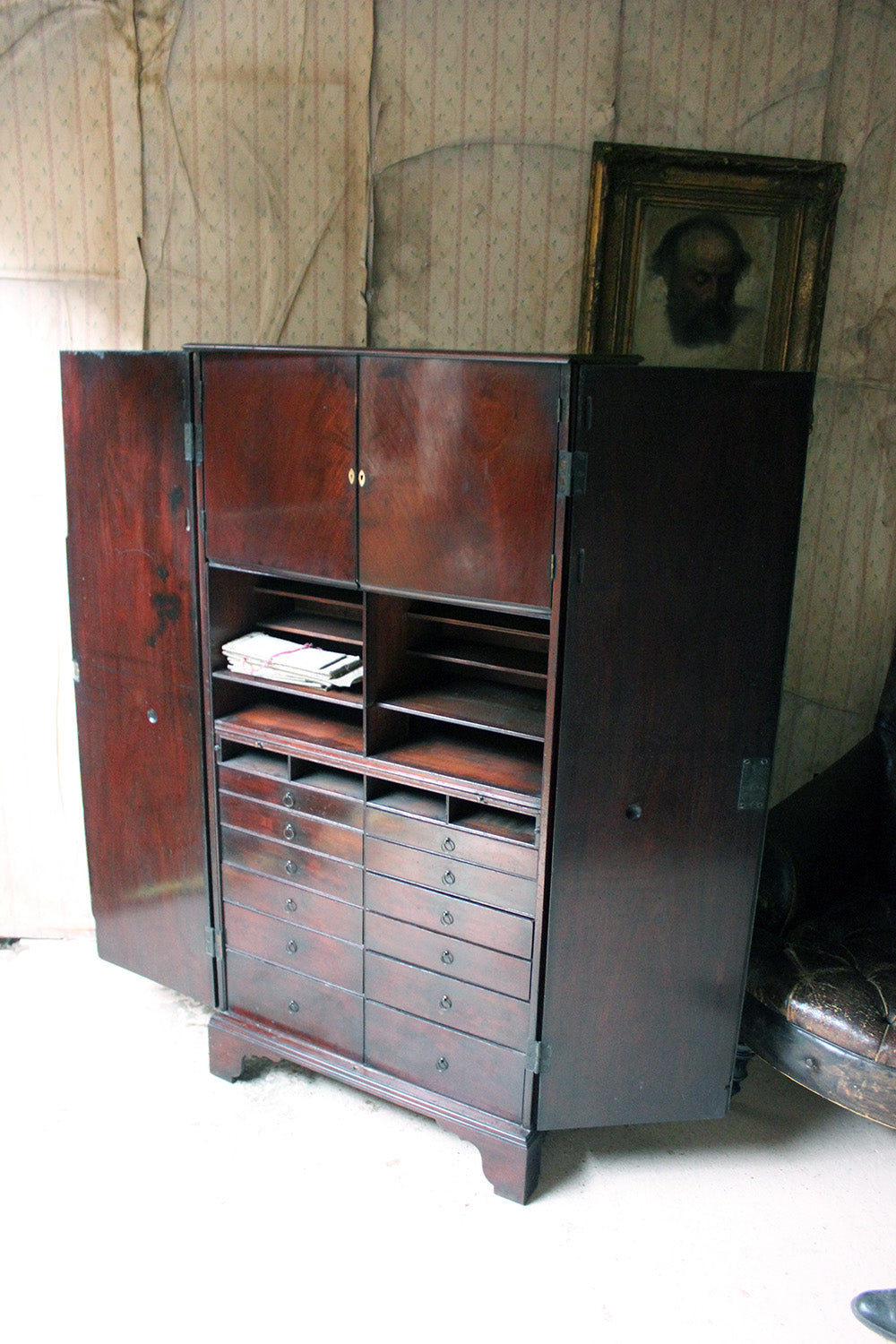 A Fine George III Mahogany Estate Cabinet c.1795
