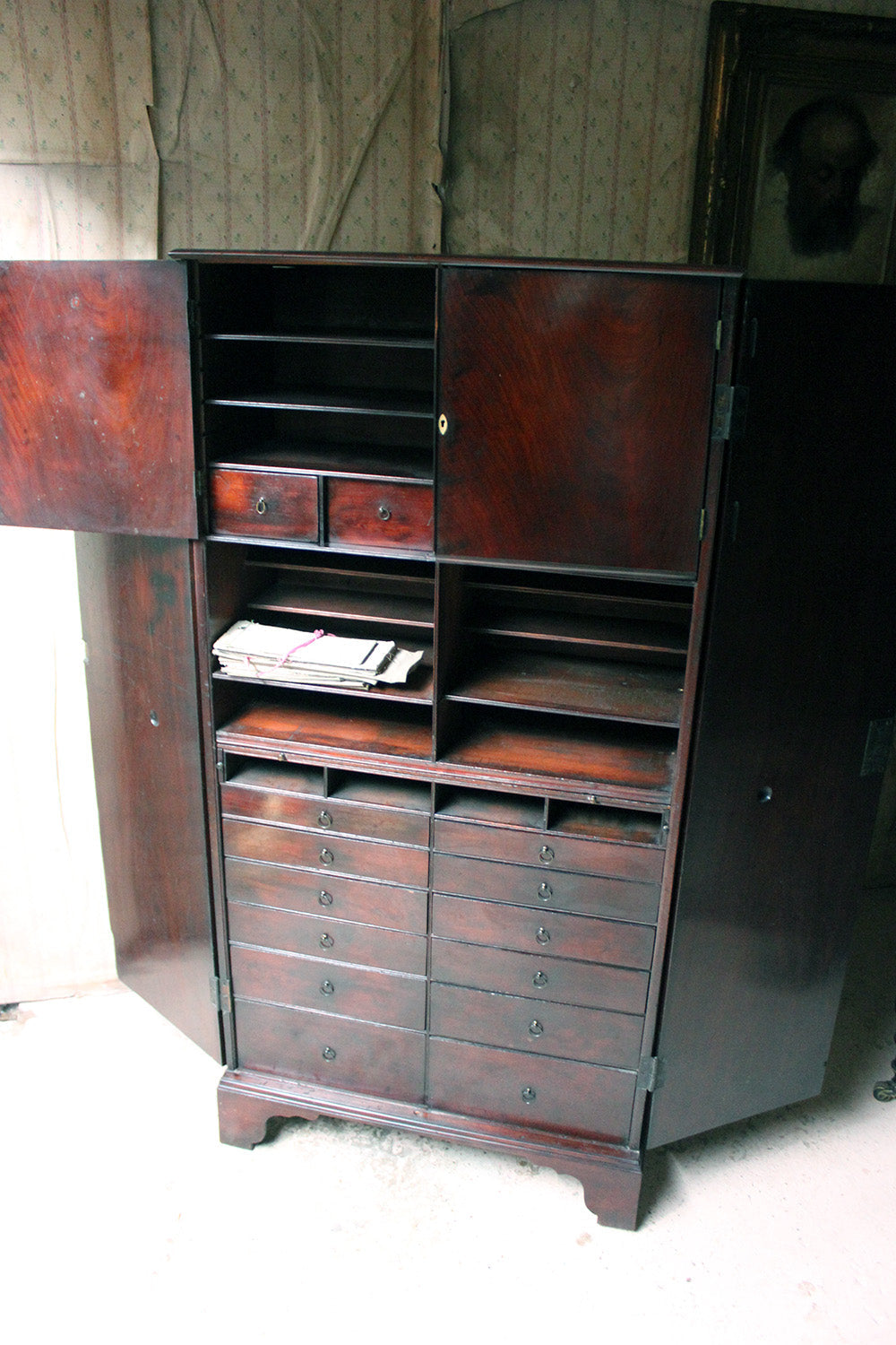 A Fine George III Mahogany Estate Cabinet c.1795