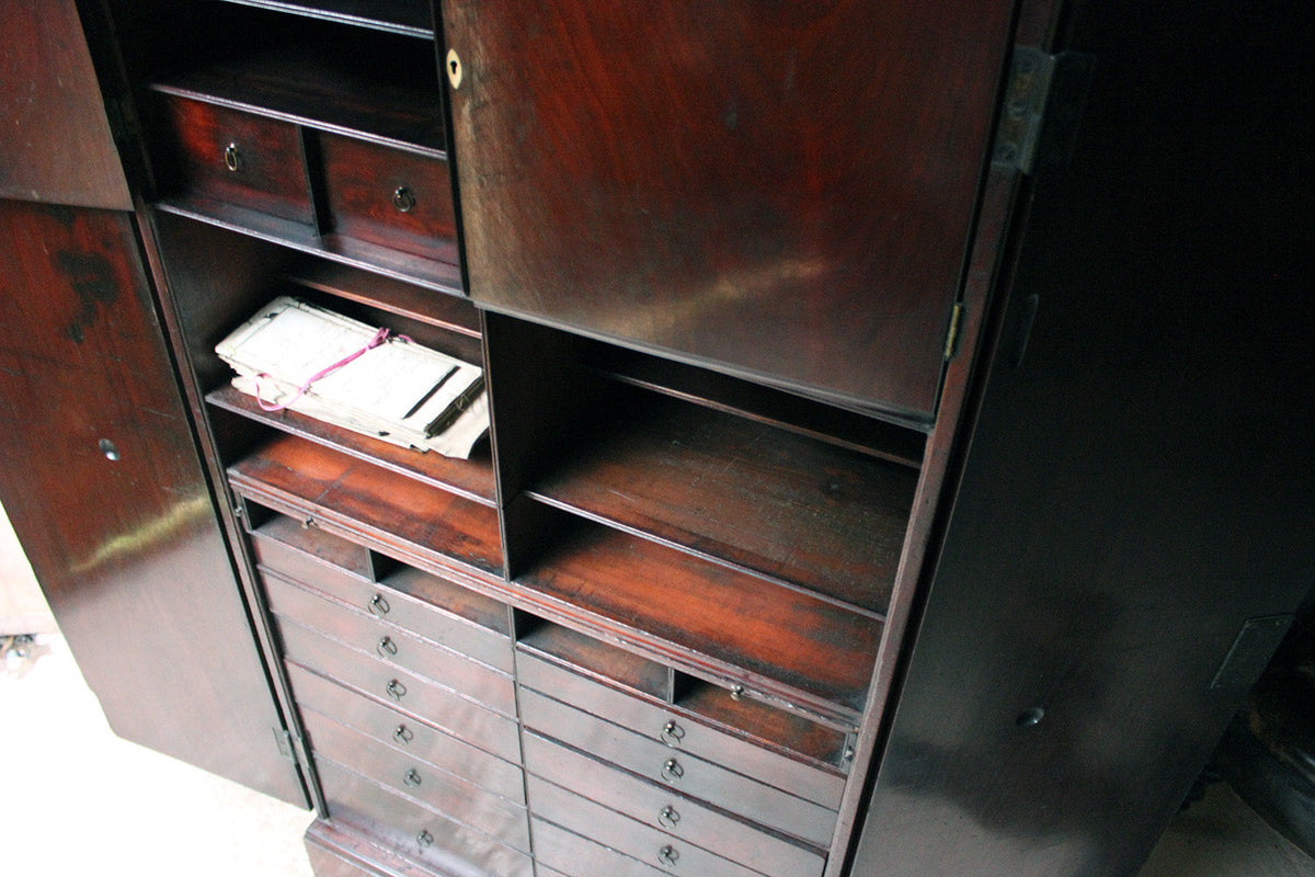 A Fine George III Mahogany Estate Cabinet c.1795