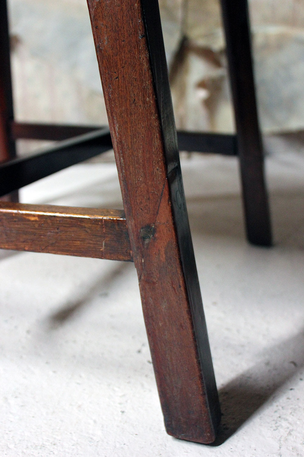 A George III Chinese Chippendale Mahogany & Velvet Upholstered Cockpen Armchair c.1770