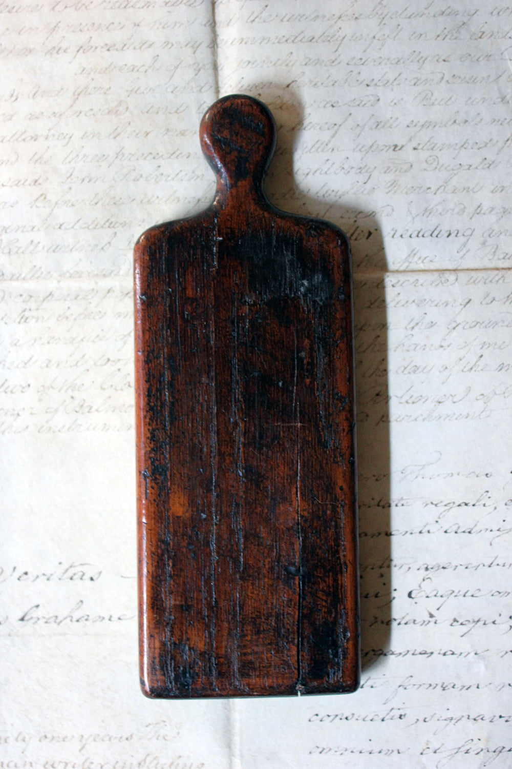 A Diminutive George III Period Hand Mirror c.1800