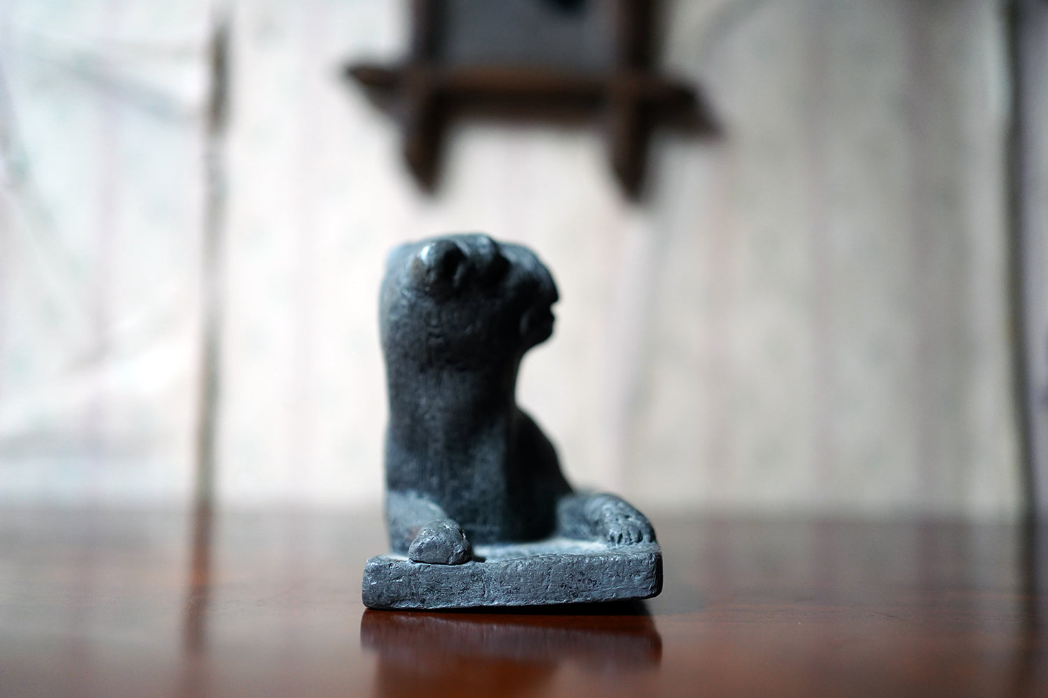A George III Cast Lead Model of a Panther c.1790