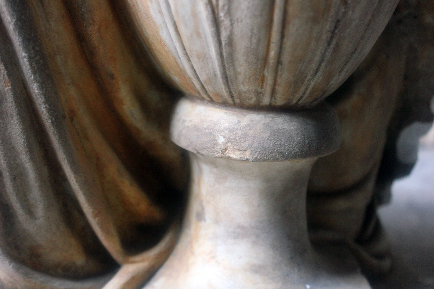 A Finely Carved George III Period Marble Mourning Monument c.1800