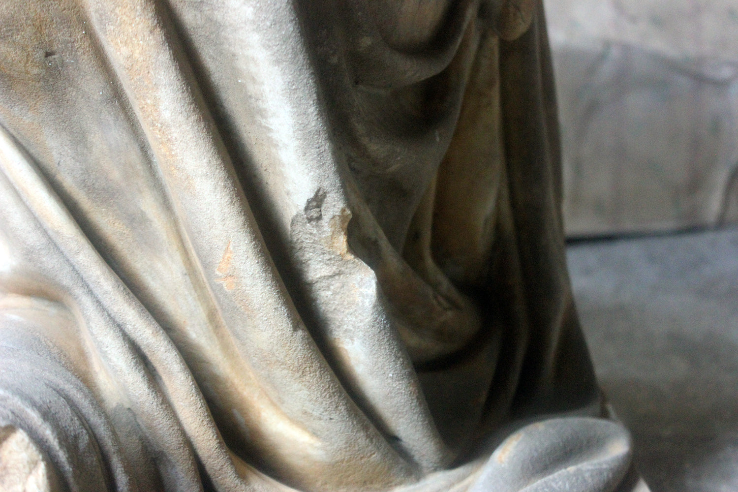 A Finely Carved George III Period Marble Mourning Monument c.1800