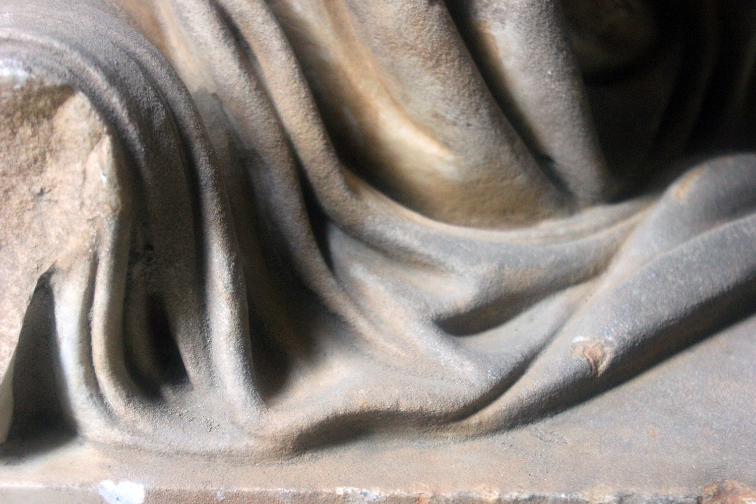 A Finely Carved George III Period Marble Mourning Monument c.1800