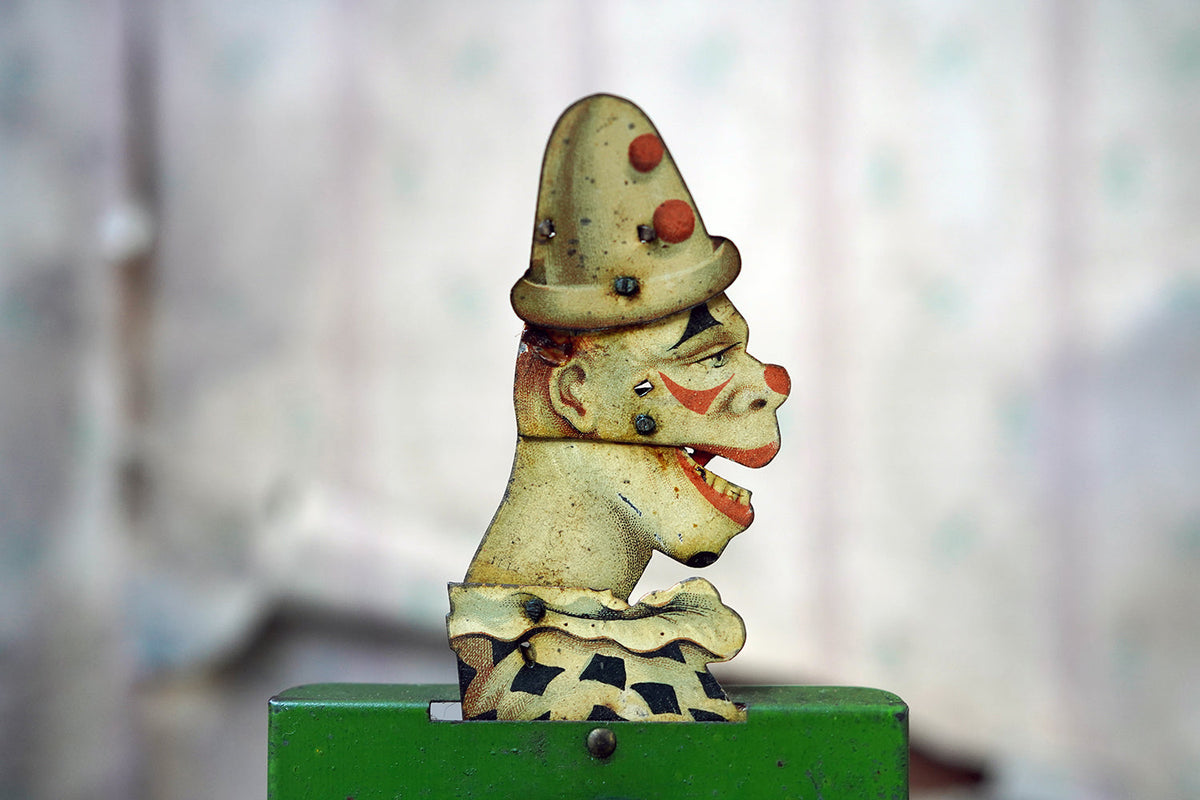 A German Tinplate Clockwork 'Jolly Clown' c.1920