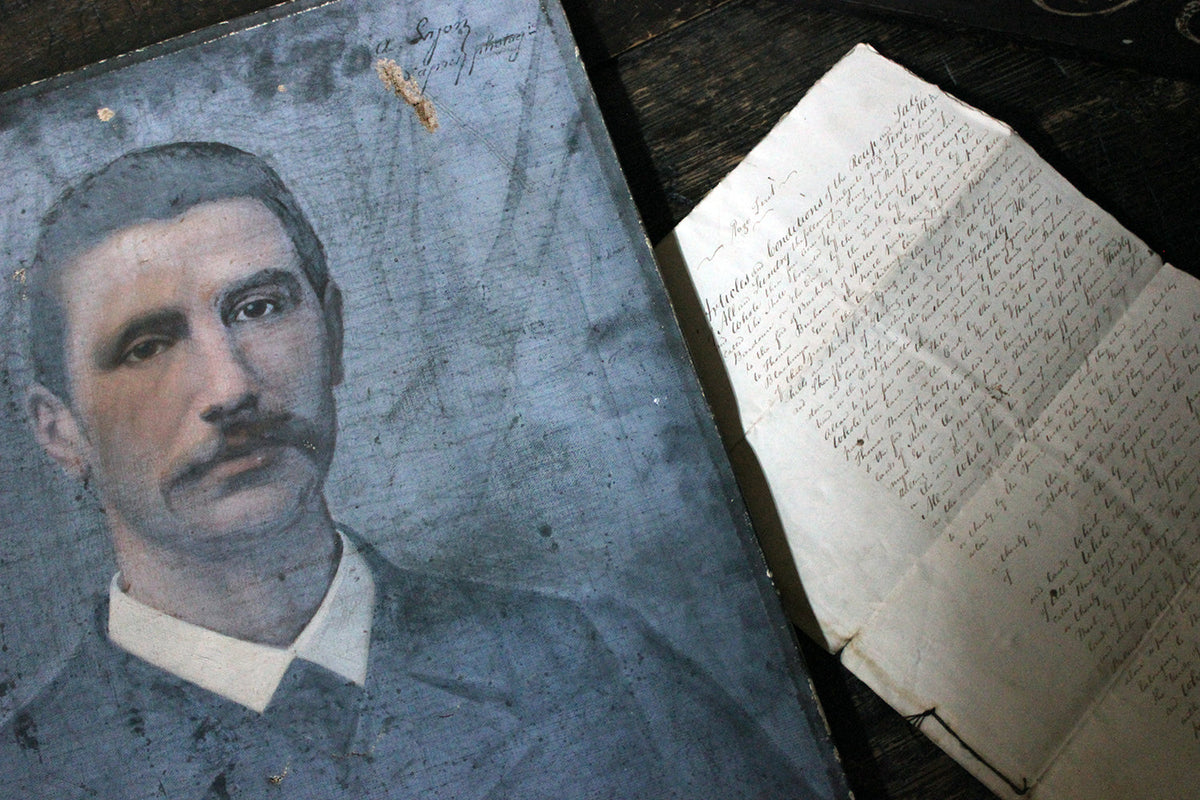 A 19thC French School Oil on Canvas Portrait of a Gentleman c.1890