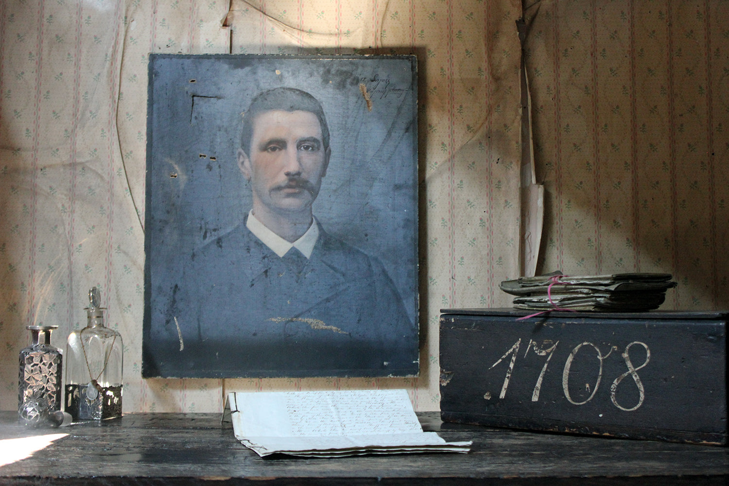 A 19thC French School Oil on Canvas Portrait of a Gentleman c.1890
