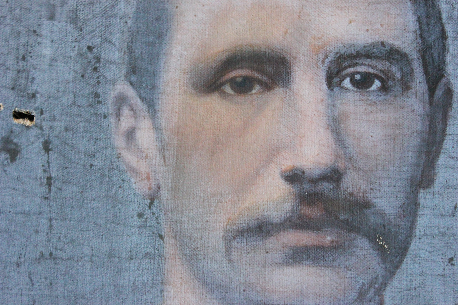 A 19thC French School Oil on Canvas Portrait of a Gentleman c.1890