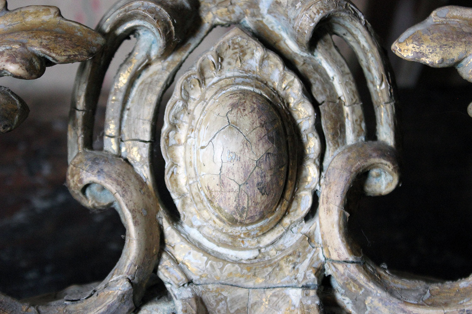 A 19thC Gilt Gesso Girandole Mirror c.1870