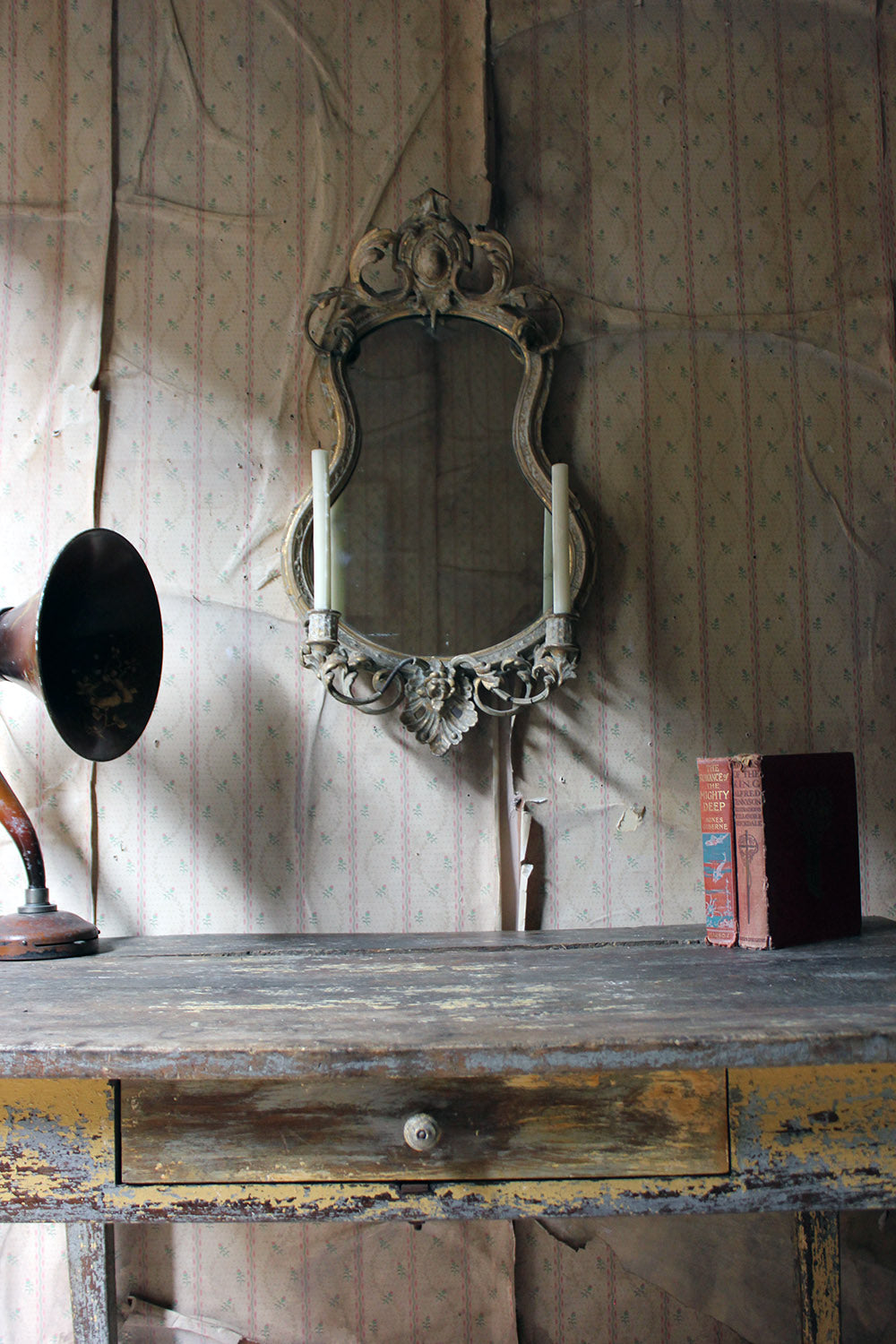 A 19thC Gilt Gesso Girandole Mirror c.1870