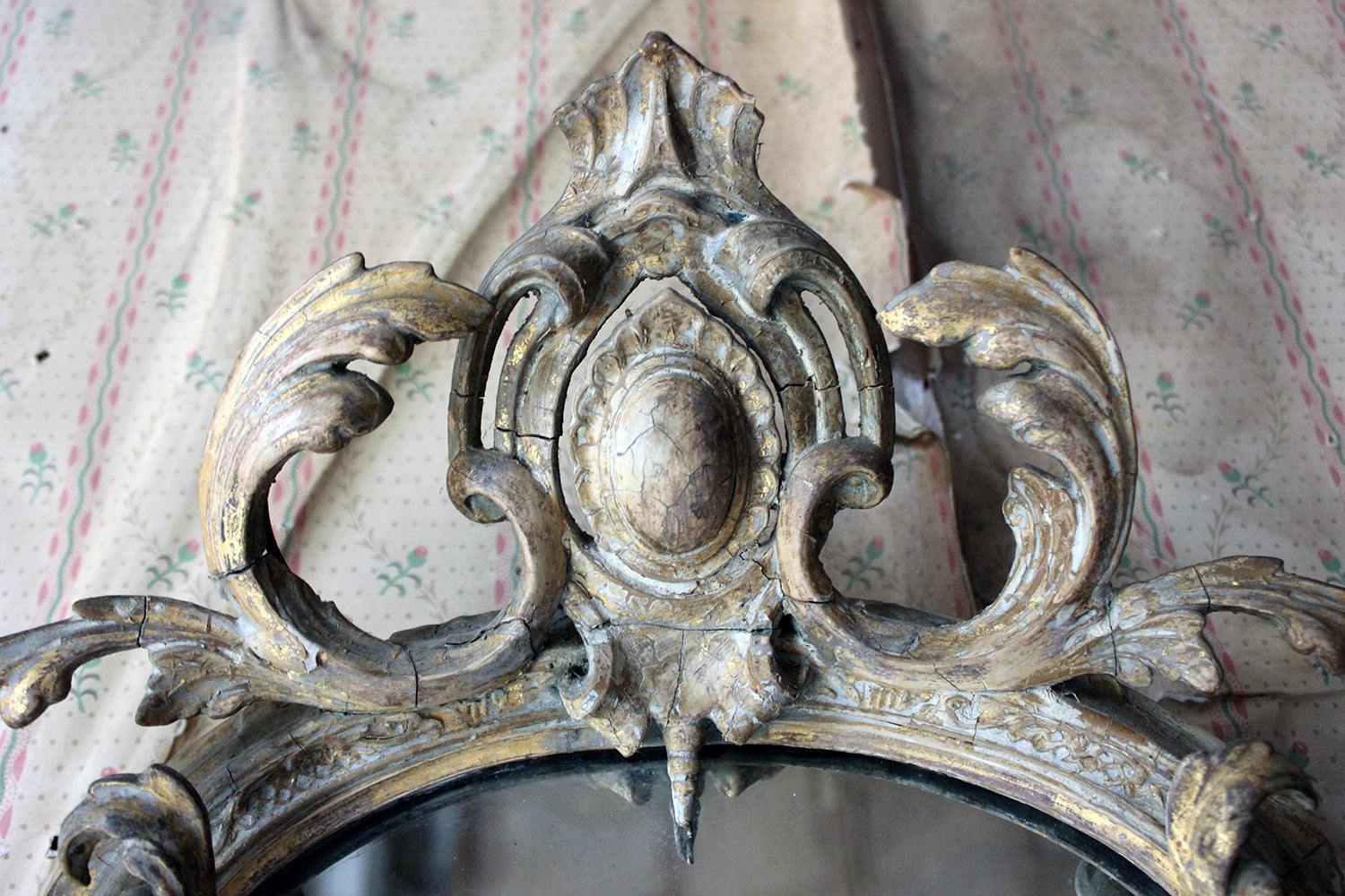 A 19thC Gilt Gesso Girandole Mirror c.1870