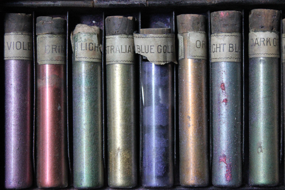 A c.1900 Victorian Watercolour Paint Box; 'The Gainsborough Gold Colour Box'
