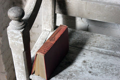 A Beautiful 19thC Ecclesiastical Gothic Revival Painted Pine Bench c.1860-70