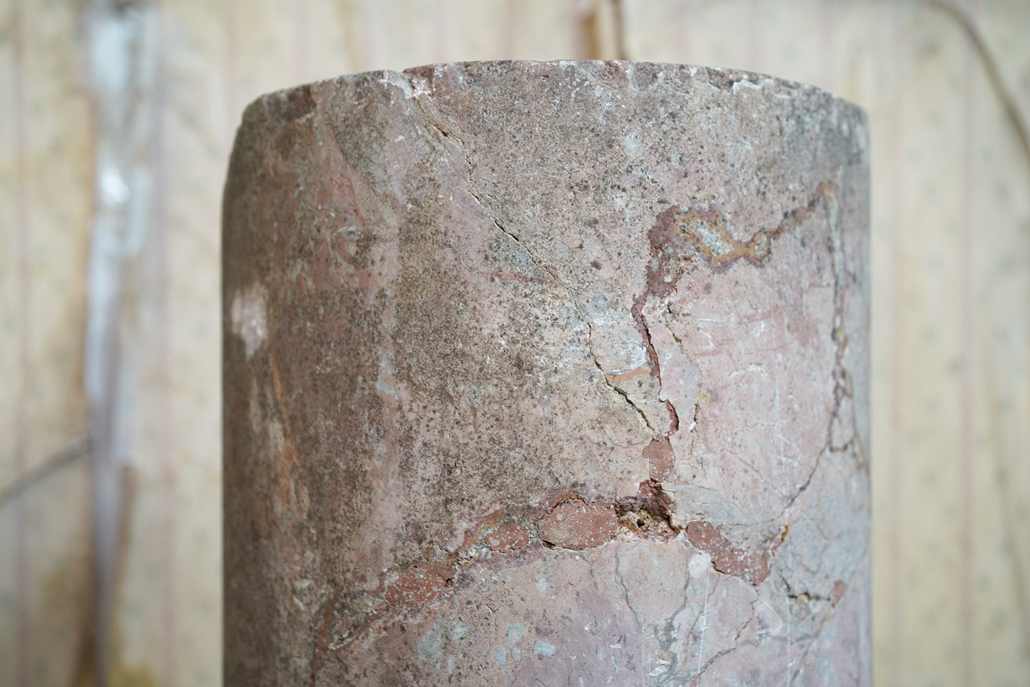 A Fine & Large Siena Pink Marble Column c.1870