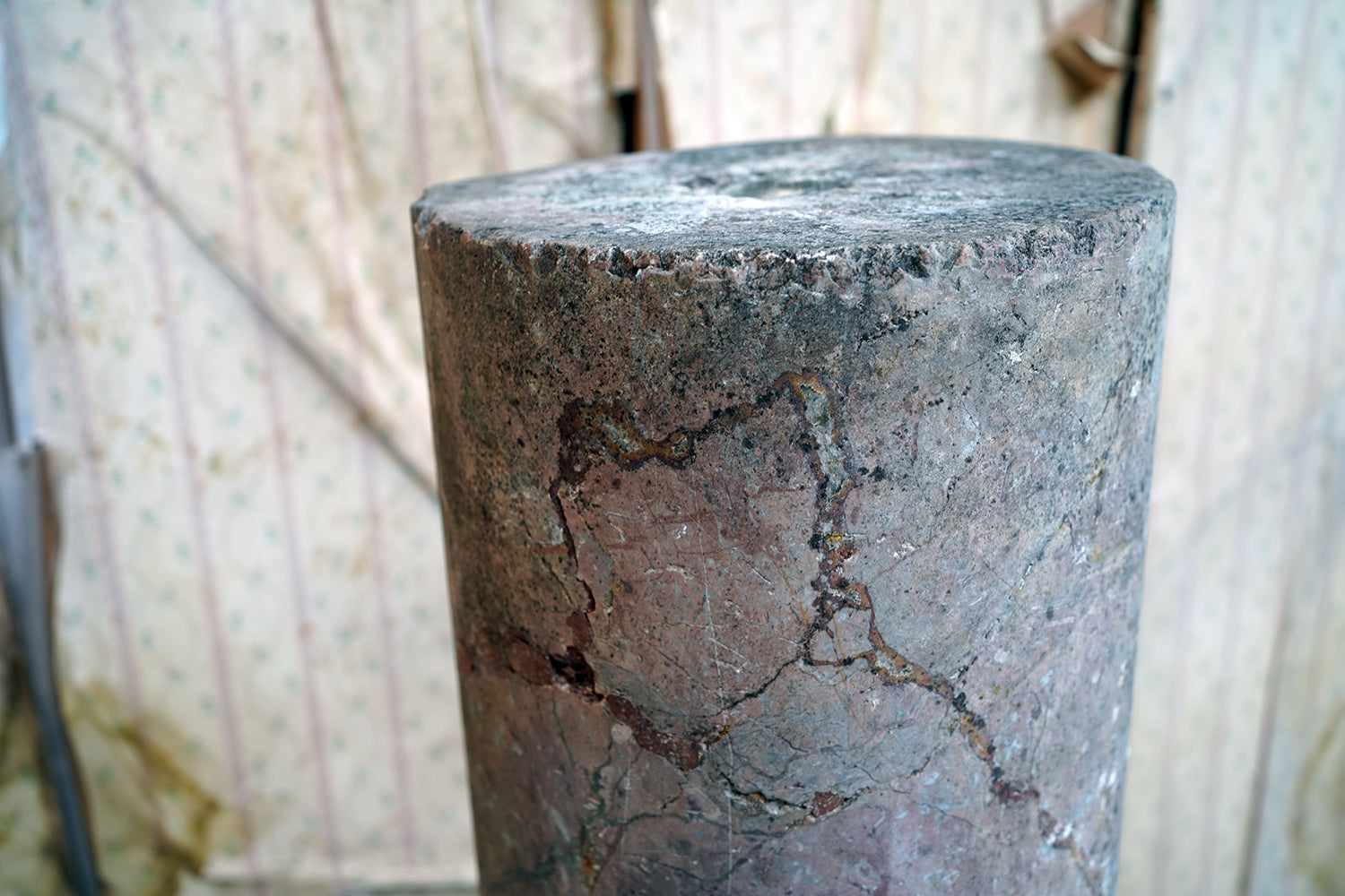 A Fine & Large Siena Pink Marble Column c.1870
