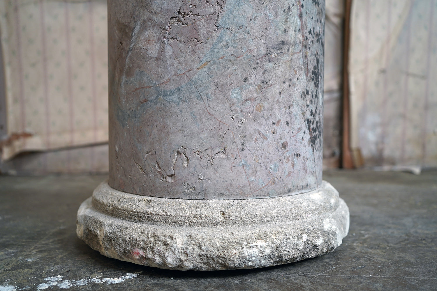 A Fine & Large Siena Pink Marble Column c.1870