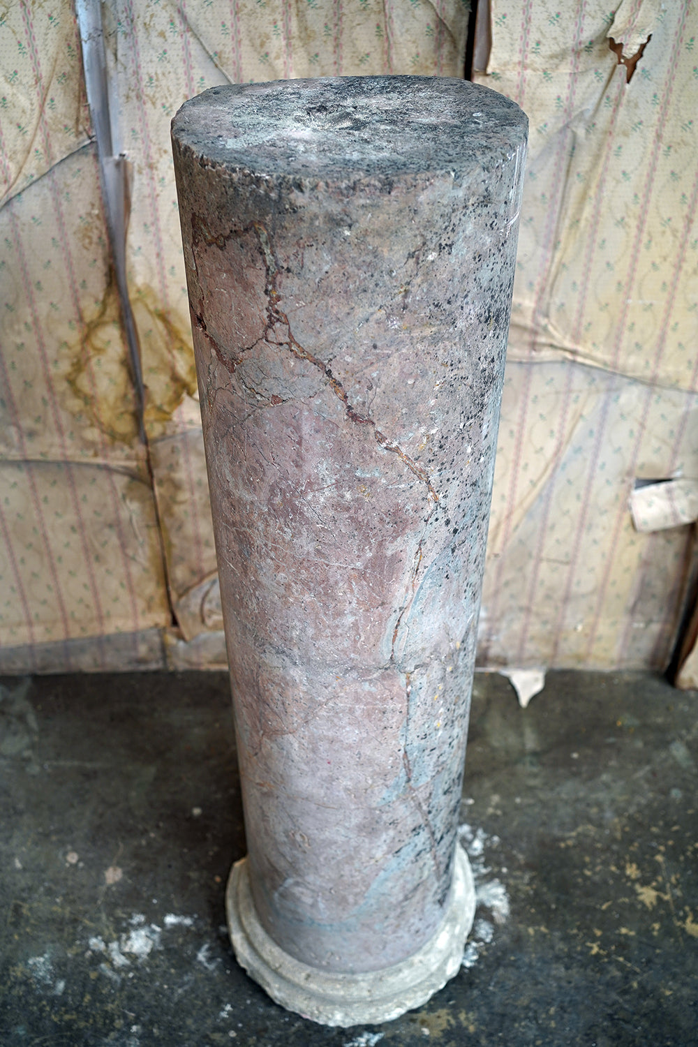 A Fine & Large Siena Pink Marble Column c.1870