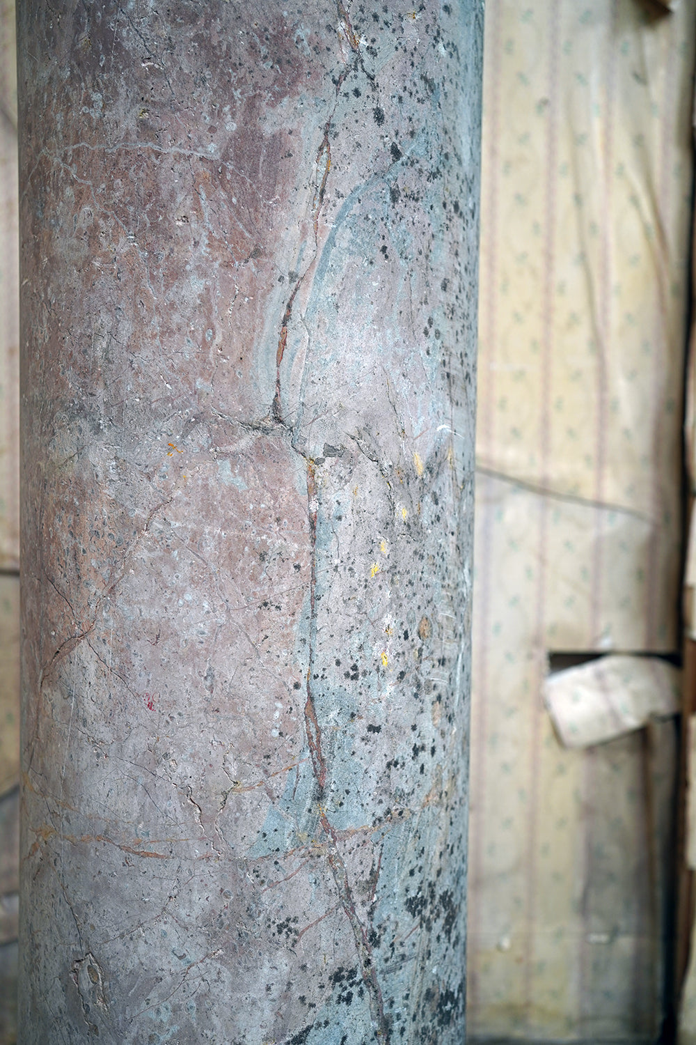 A Fine & Large Siena Pink Marble Column c.1870