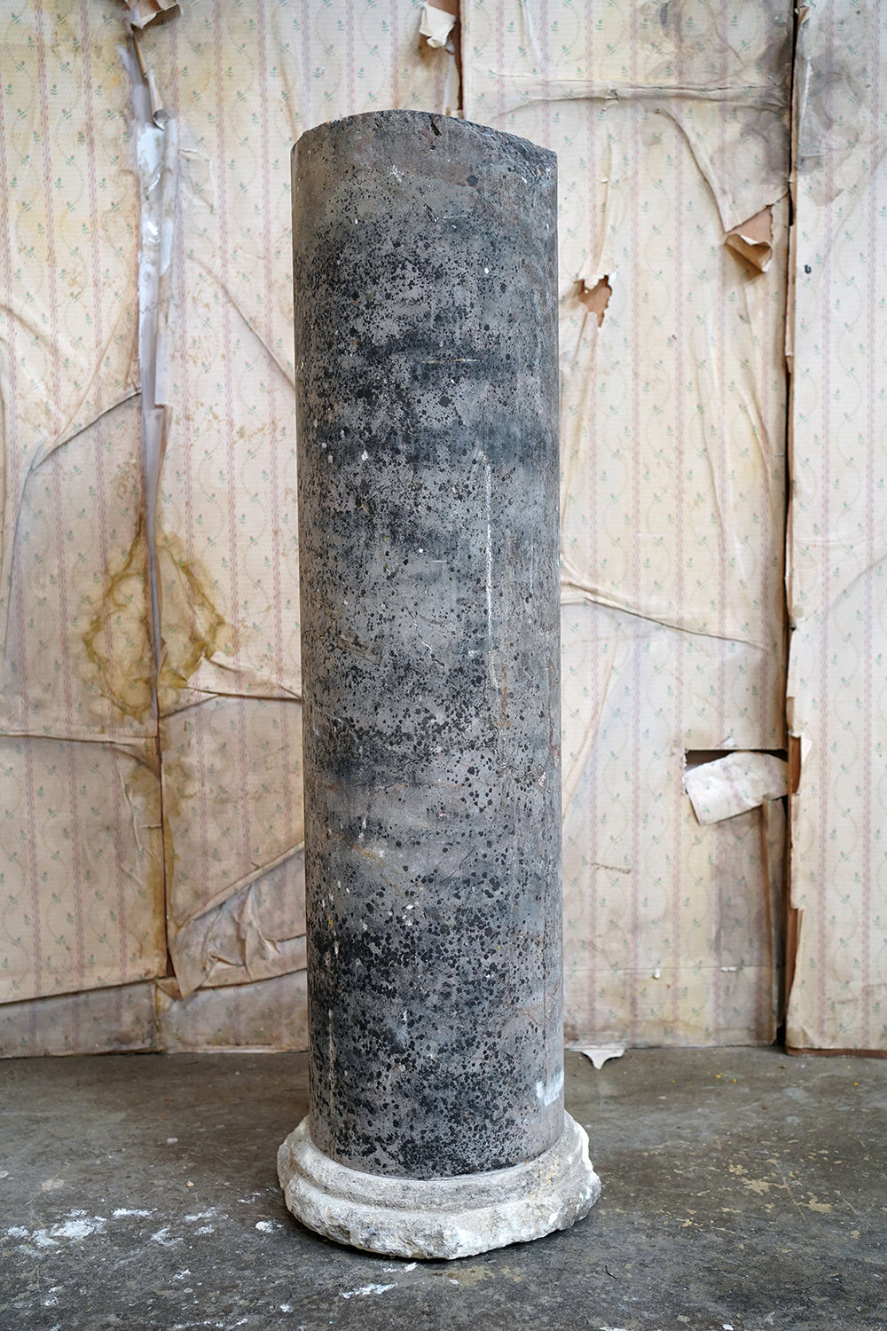 A Fine & Large Siena Pink Marble Column c.1870