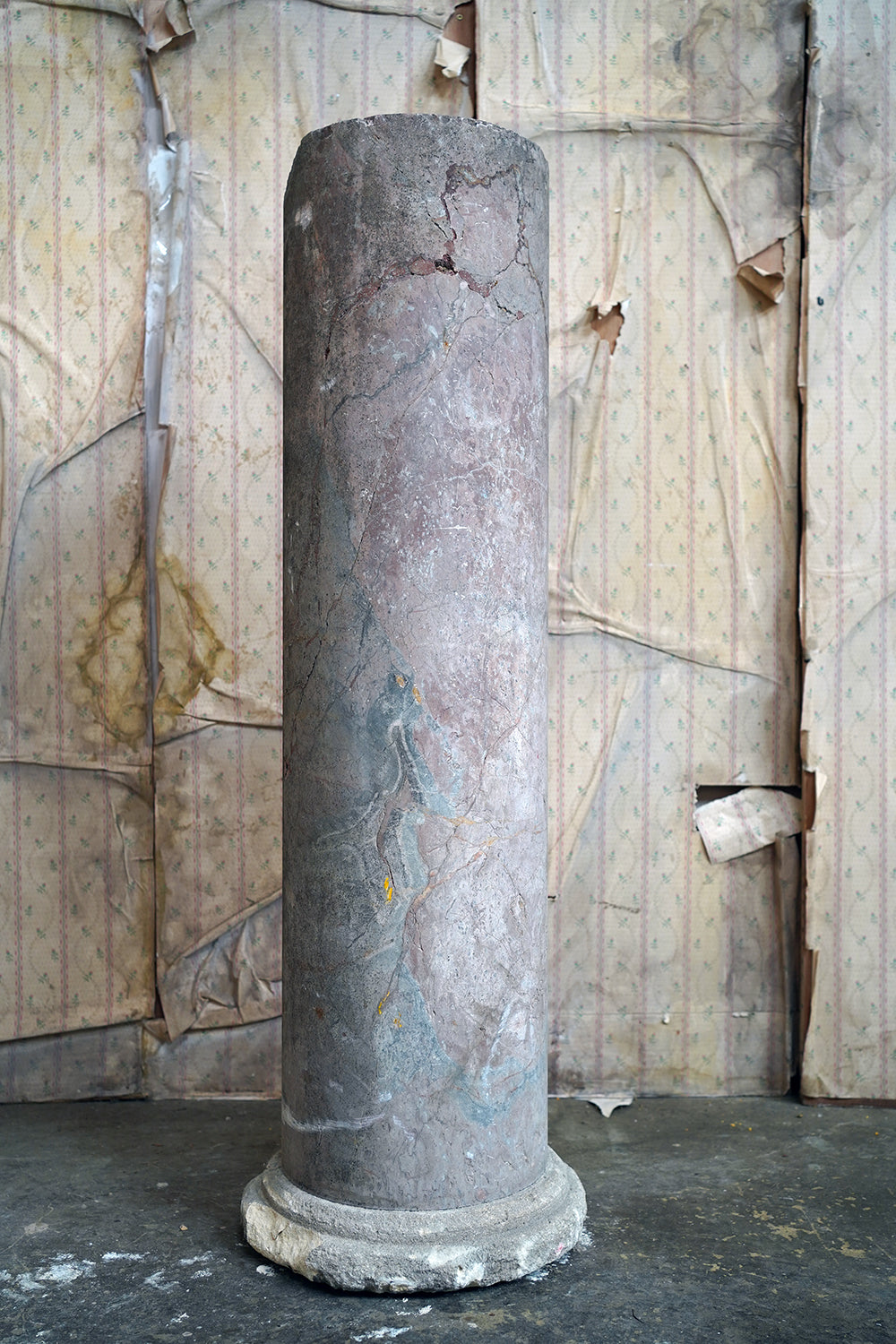 A Fine & Large Siena Pink Marble Column c.1870