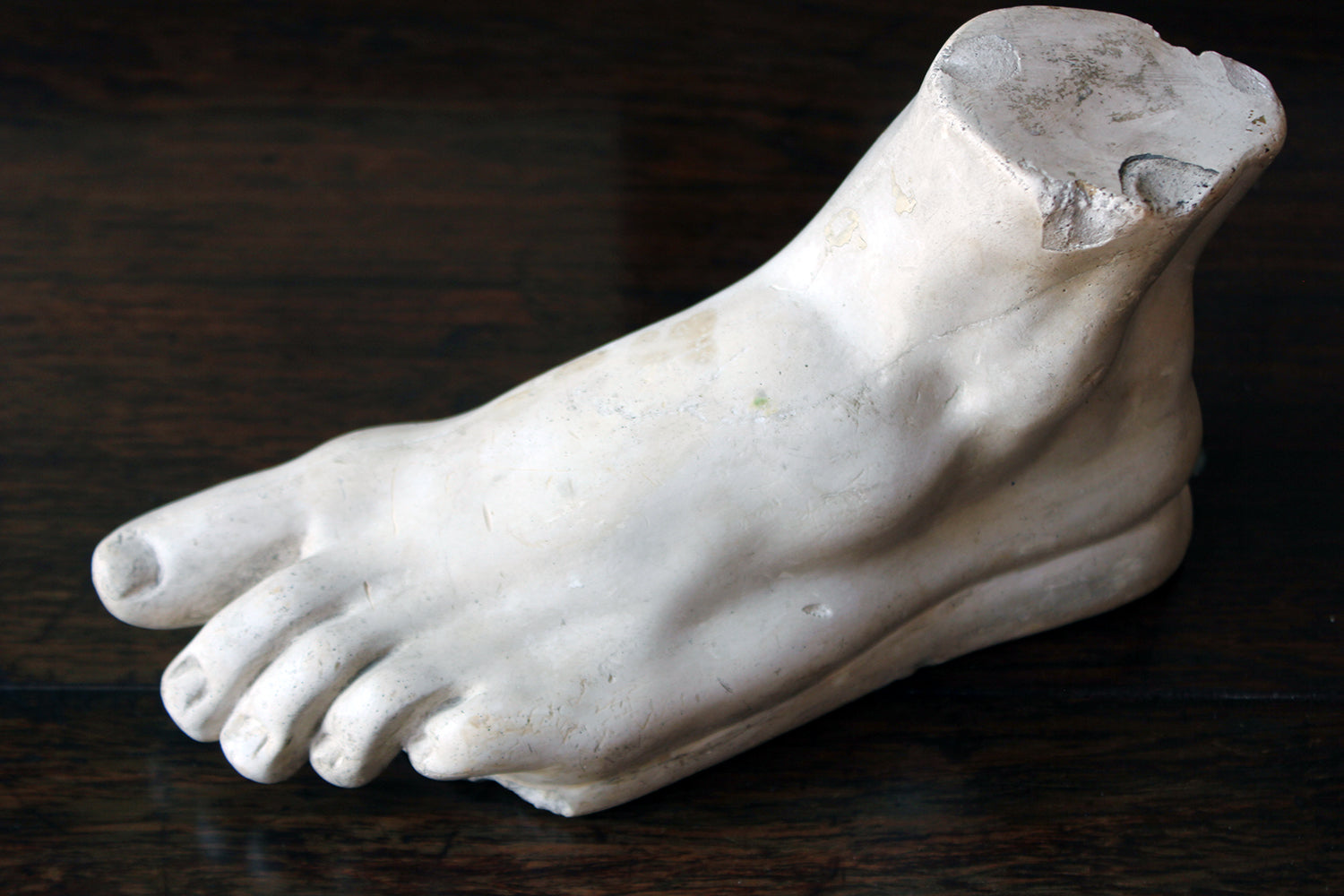 A Good Early 20thC Neoclassical Style Grand Tour Plaster Model of a Foot