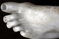 A Good Early 20thC Neoclassical Style Grand Tour Plaster Model of a Foot