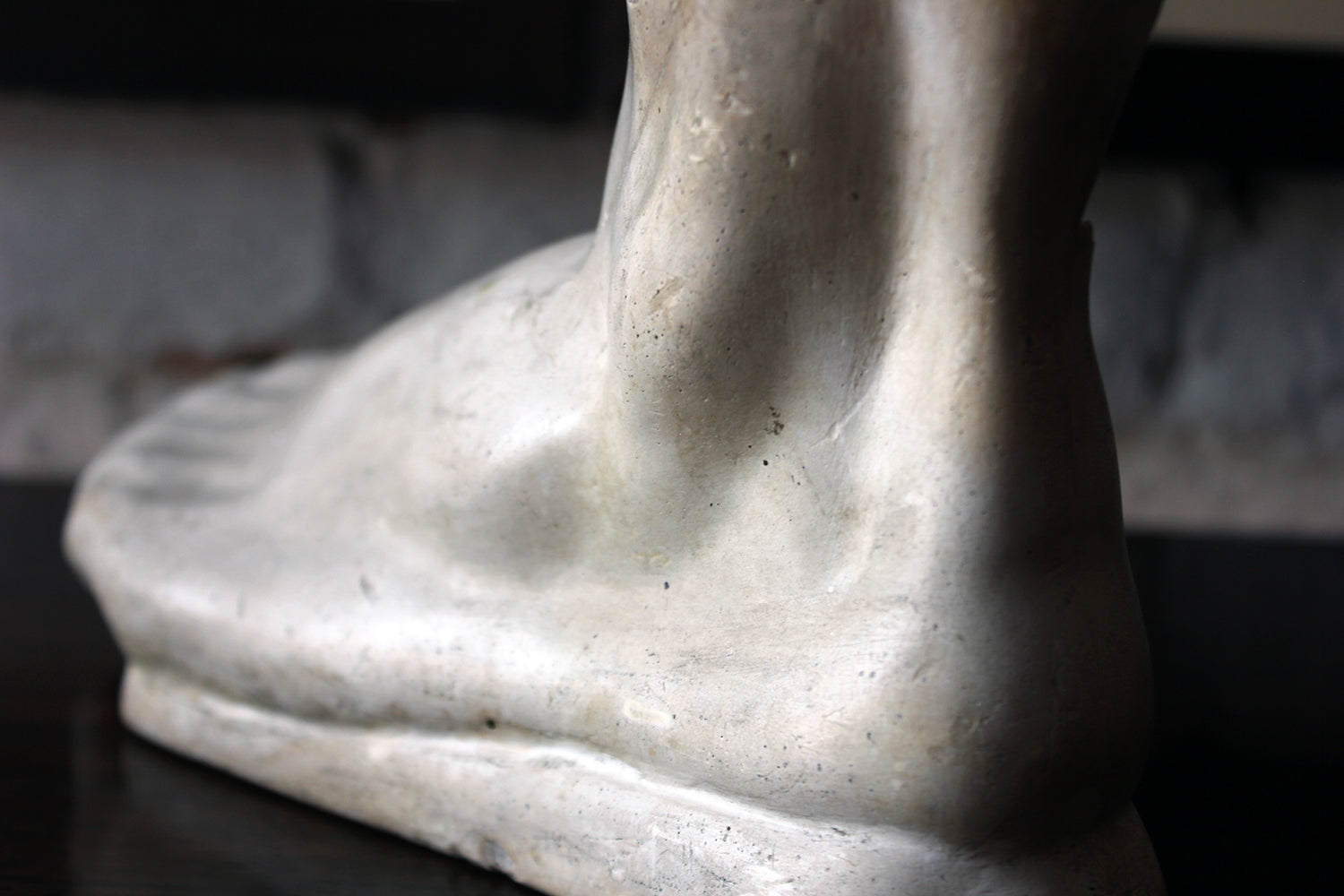 A Good Early 20thC Neoclassical Style Grand Tour Plaster Model of a Foot