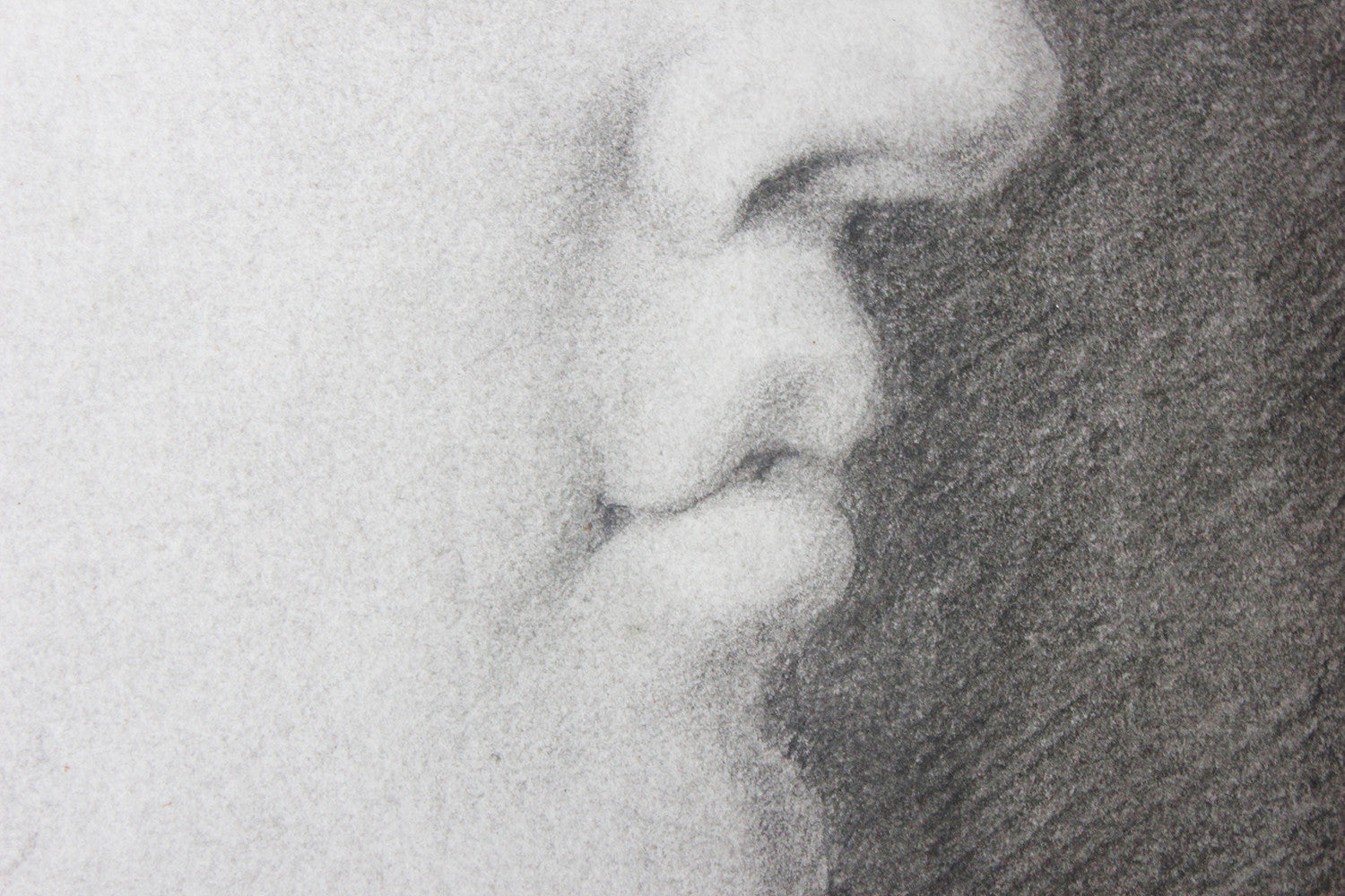 A Fine Late 18thC Italian School Grand Tour Charcoal Study of Ganymede; Naples; 1797