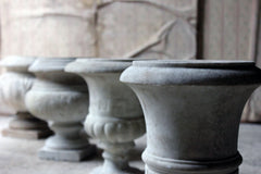 A Fine Group Of Four Early 20thC Neoclassical Revival White Marble Urns c.1900-25