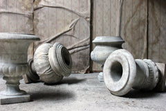A Fine Group Of Four Early 20thC Neoclassical Revival White Marble Urns c.1900-25