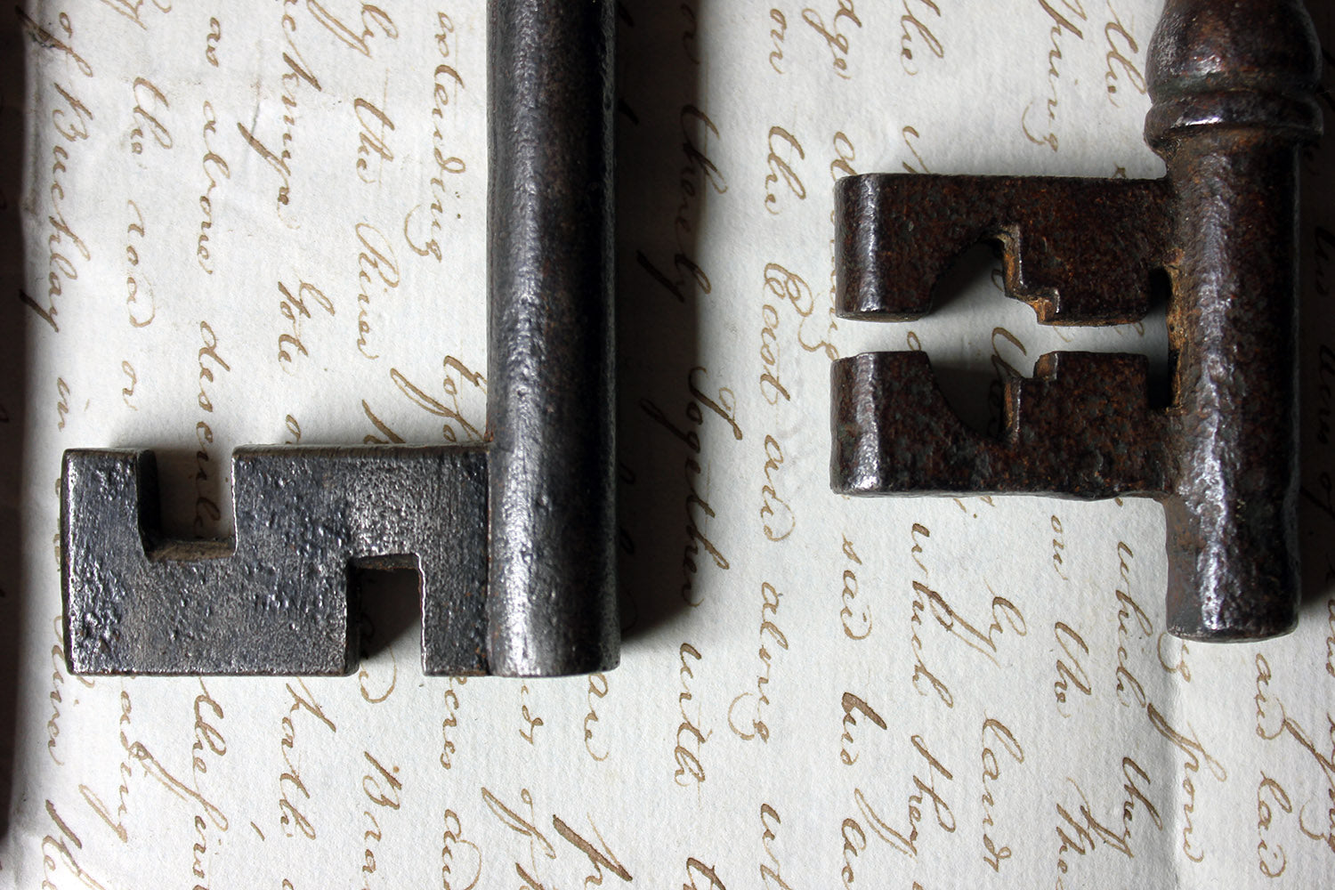 A Collection of Seven Antique Keys c.1790-1850