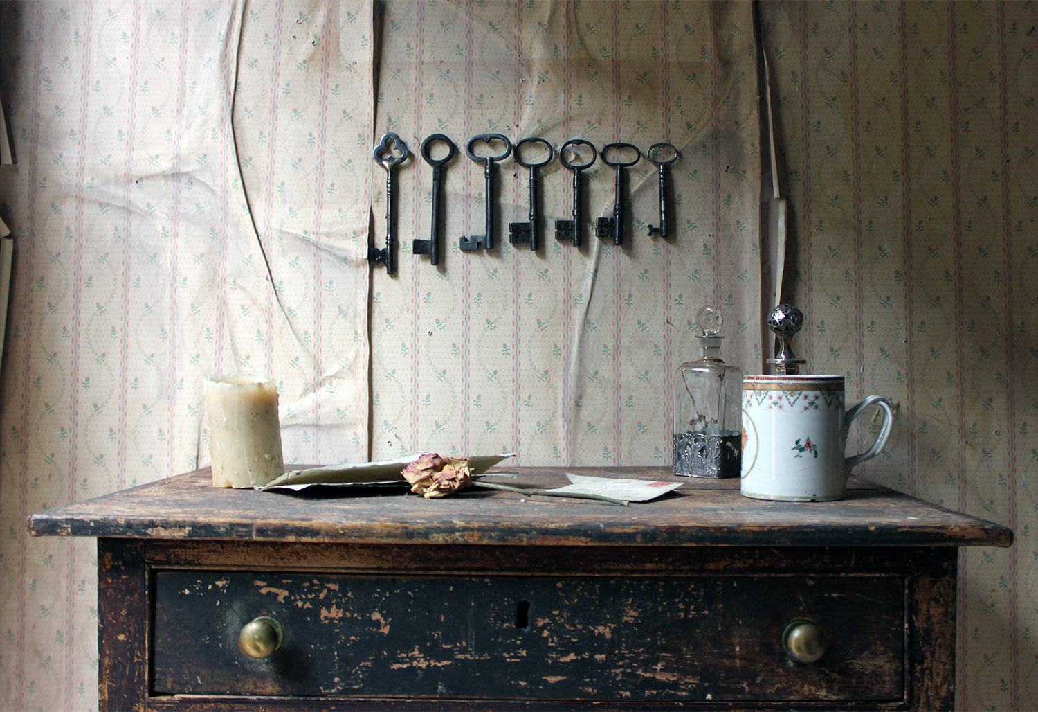 A Collection of Seven Antique Keys c.1790-1850