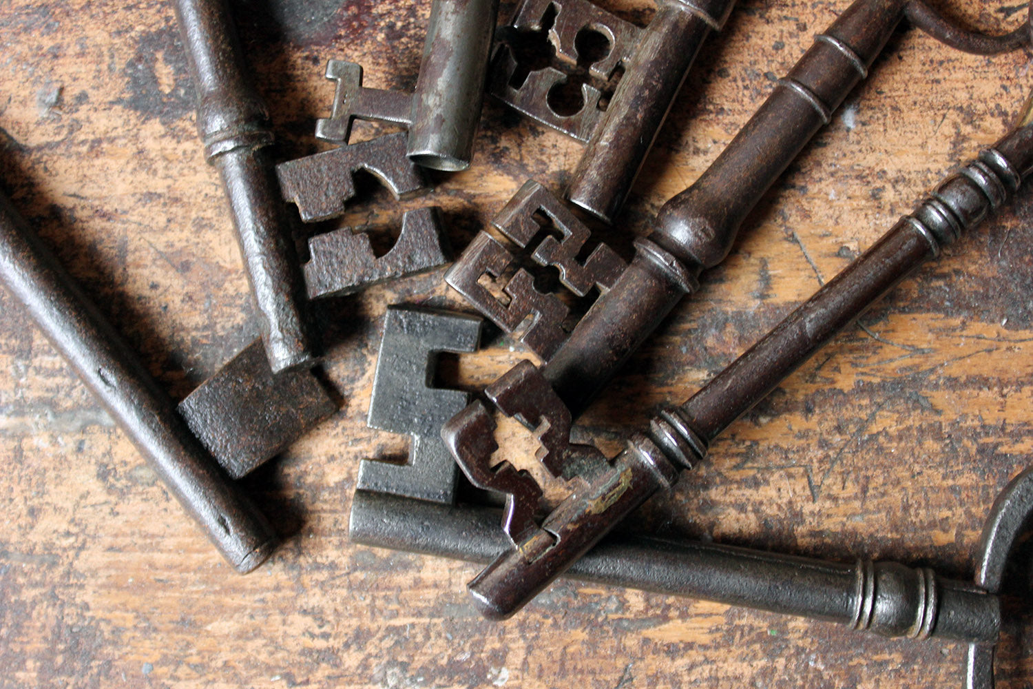 A Collection of Seven Antique Keys c.1790-1850