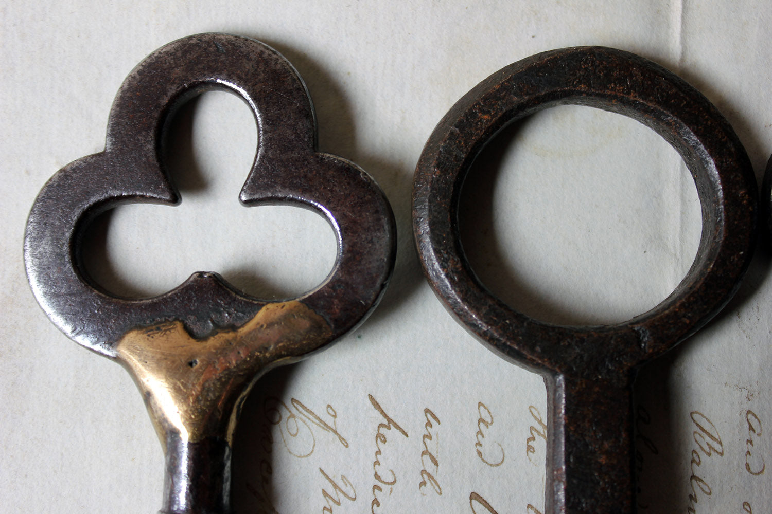 A Collection of Seven Antique Keys c.1790-1850