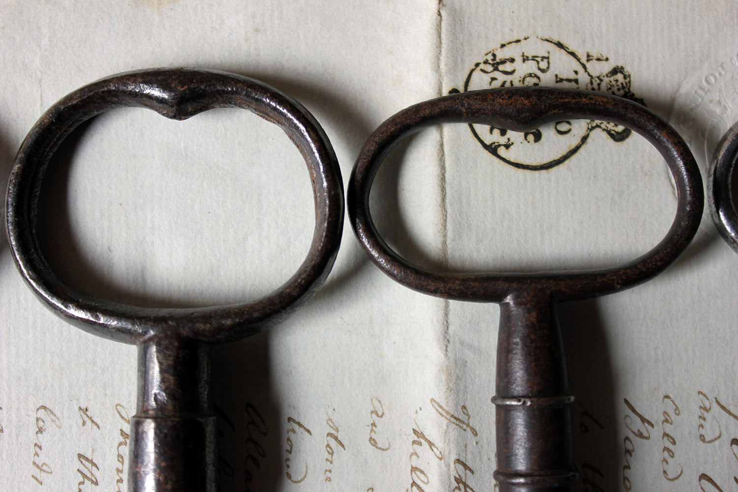 A Collection of Seven Antique Keys c.1790-1850
