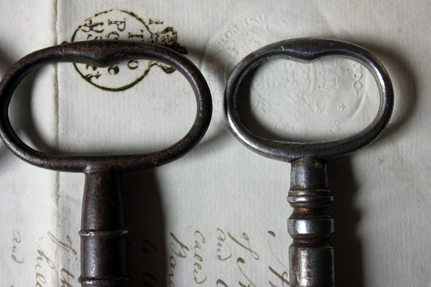 A Collection of Seven Antique Keys c.1790-1850