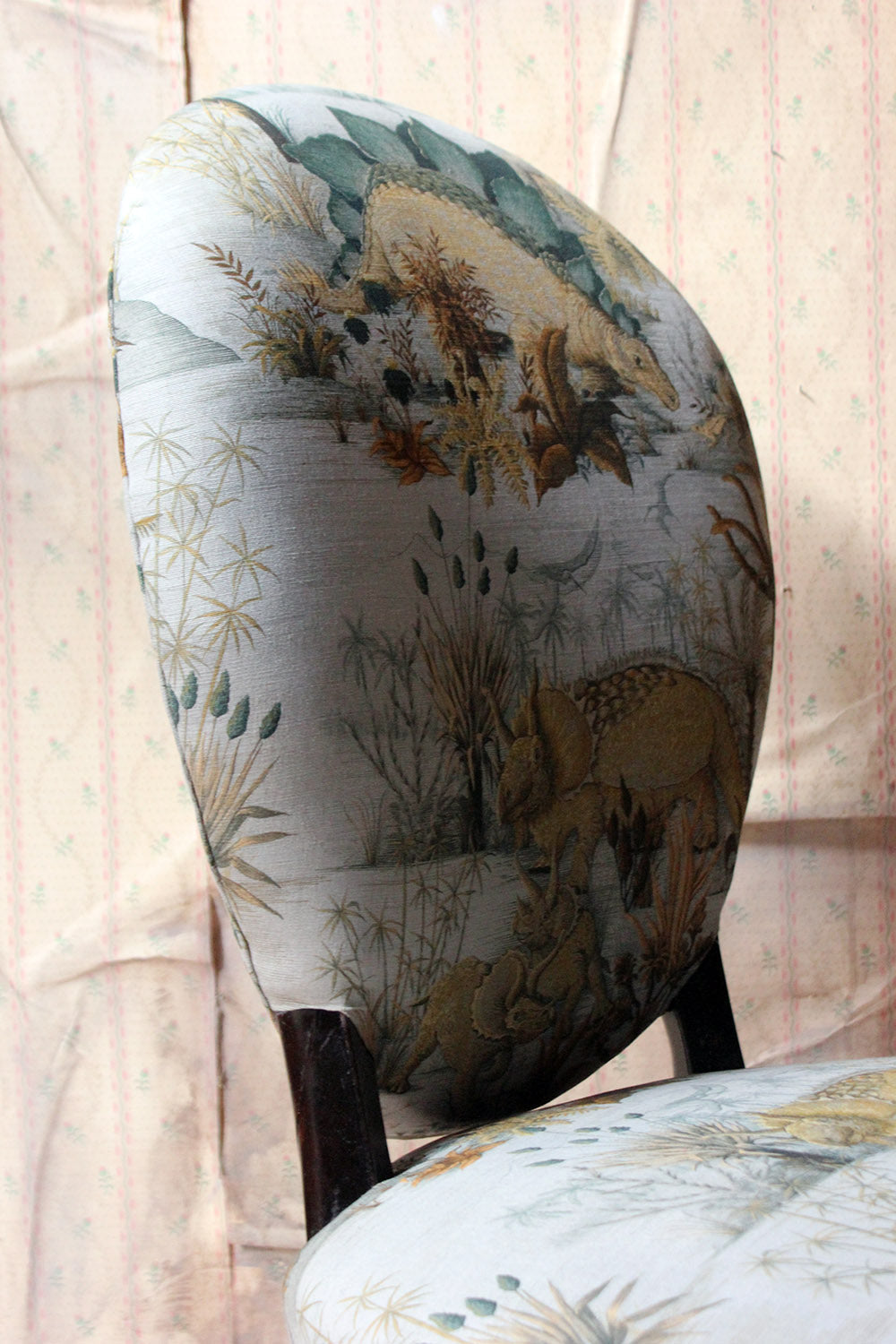 A George III Ebonised & Upholstered Salon/Side Chair c.1780