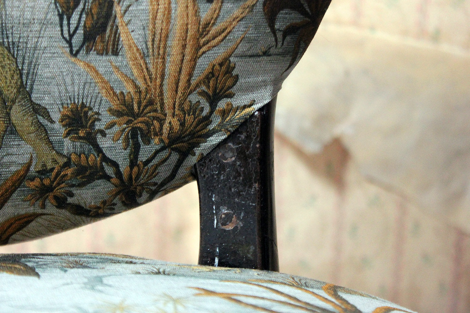 A George III Ebonised & Upholstered Salon/Side Chair c.1780