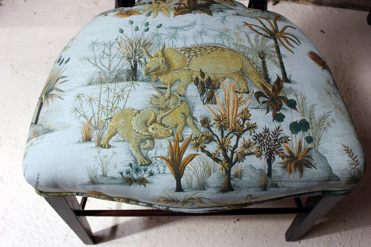 A George III Ebonised & Upholstered Salon/Side Chair c.1780