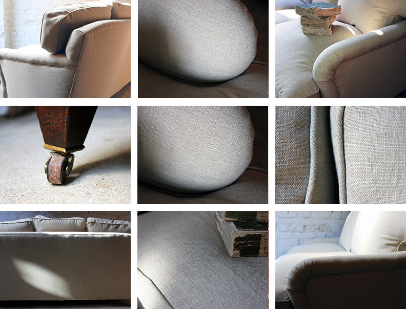 A Good Quality Upholstered Victorian Three-Seater Sofa in the Manner of Howard & Sons c.1890-1900