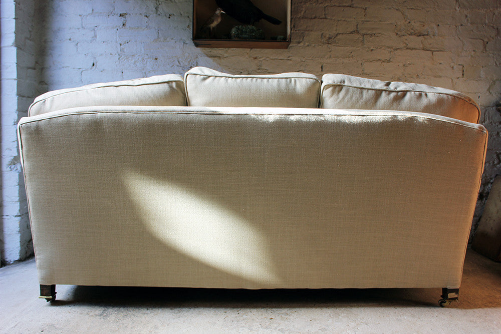 A Good Quality Upholstered Victorian Three-Seater Sofa in the Manner of Howard & Sons c.1890-1900