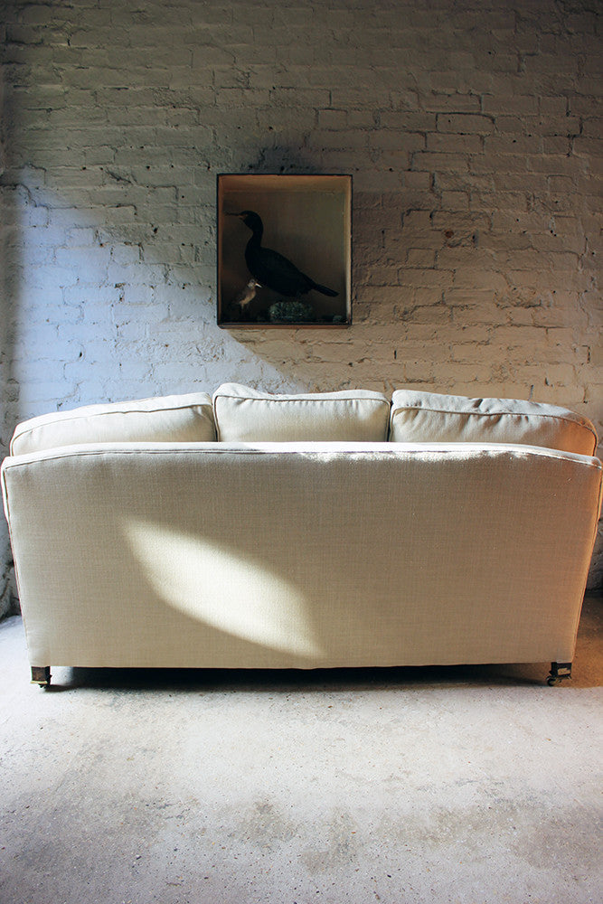 A Good Quality Upholstered Victorian Three-Seater Sofa in the Manner of Howard & Sons c.1890-1900