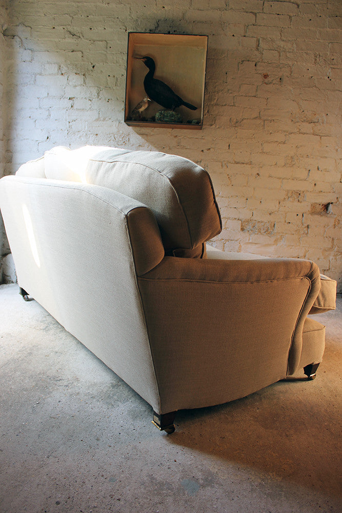 A Good Quality Upholstered Victorian Three-Seater Sofa in the Manner of Howard & Sons c.1890-1900