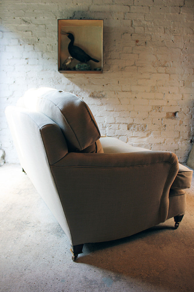 A Good Quality Upholstered Victorian Three-Seater Sofa in the Manner of Howard & Sons c.1890-1900