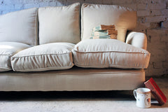 A Good Quality Upholstered Victorian Three-Seater Sofa in the Manner of Howard & Sons c.1890-1900